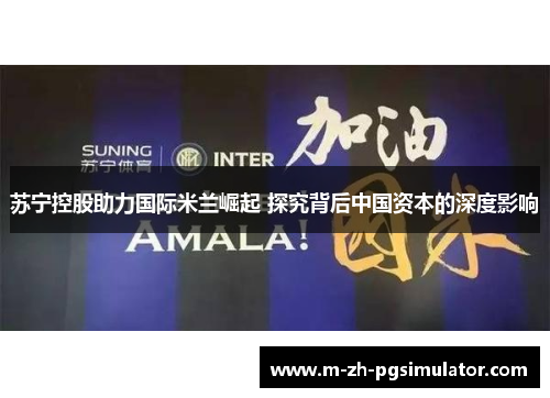 苏宁控股助力国际米兰崛起 探究背后中国资本的深度影响 苏宁控股助力国际米兰崛起 探究背后中国资本的深度影响