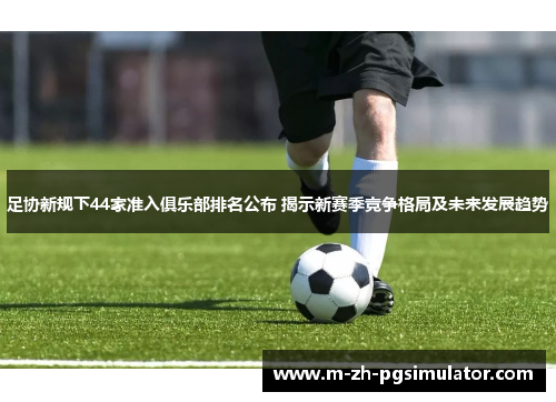 足协新规下44家准入俱乐部排名公布 揭示新赛季竞争格局及未来发展趋势 足协新规下44家准入俱乐部排名公布 揭示新赛季竞争格局及未来发展趋势